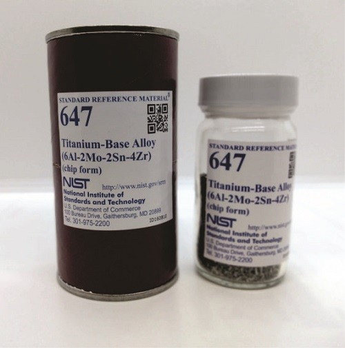 SRM 647  鈦合金，鋁鉬錫鋯標(biāo)準(zhǔn)品