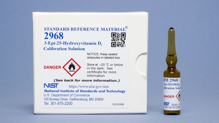SRM 2968a 3-Epi-25-羥基維生素D3校準(zhǔn)溶液