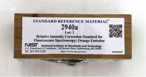 SRM 2940a 熒光光譜的相對強度校正標準：橙色發(fā)射
