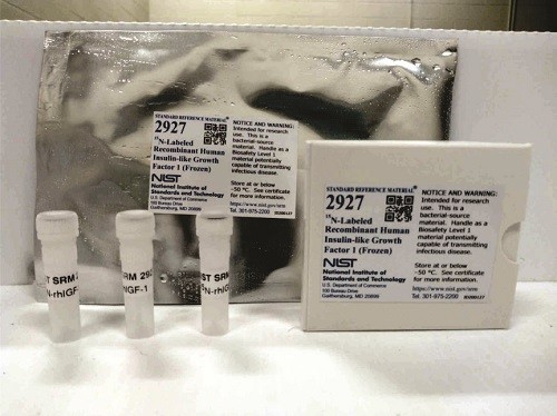 SRM 2927  15N標(biāo)記重組人胰島素樣生長因子1標(biāo)準(zhǔn)品(冷凍)