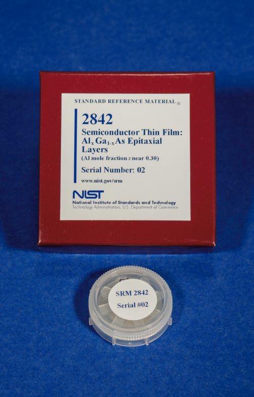 SRM 2842  半導體薄膜：Alx鎵1-xAs外延層(Al摩爾分數(shù)x接近0.30)標準品