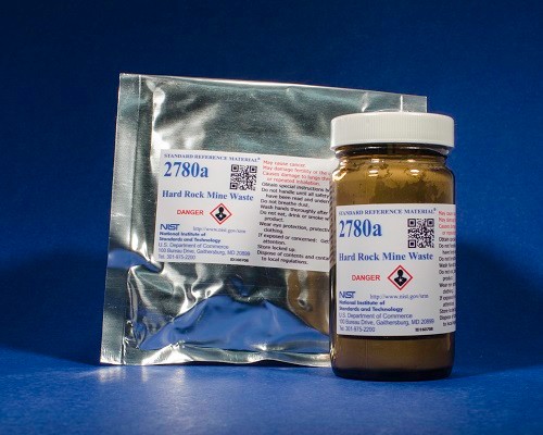 SRM 2780 硬巖礦廢料標(biāo)準(zhǔn)品