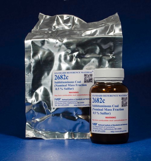 SRM 2682c  亞煙煤標準品(標稱質量分數(shù)0.5%硫)
