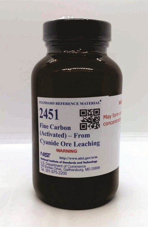 SRM 2451  氰化礦石浸出中的細碳標準品(活化)