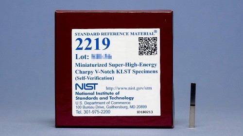 SRM 2219 微型超高能Charpy V-缺口KLST試件(自驗(yàn)證)