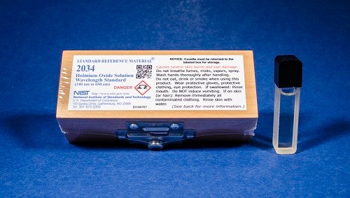 SRM 2034 氧化鈥溶液波長(zhǎng)標(biāo)準(zhǔn)(240 nm至650 nm)