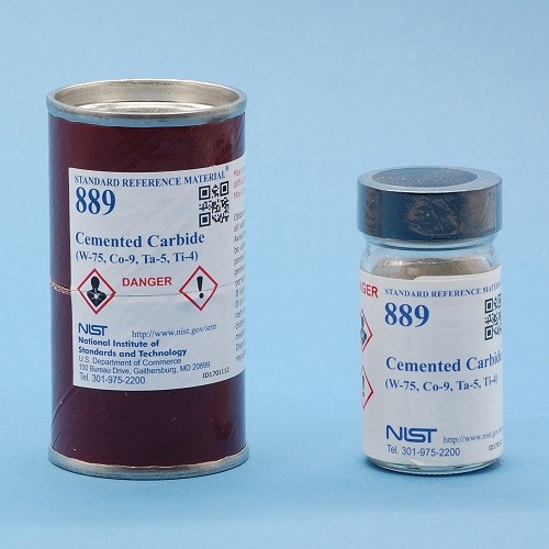SRM 889  硬質(zhì)合金(W-75，Co-9，Ta-5，Ti-4)標(biāo)準(zhǔn)品